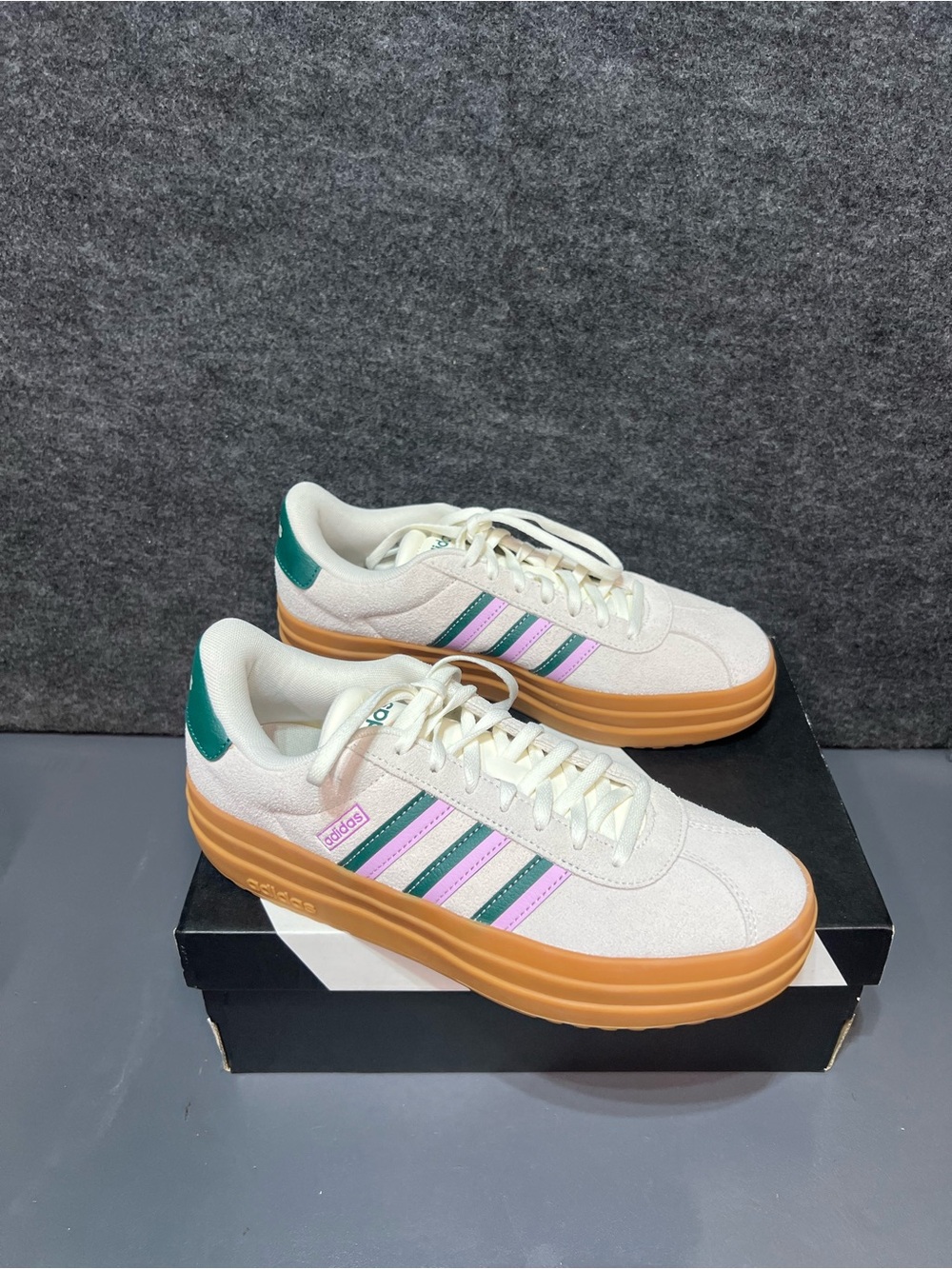 Adidas VL Court Bold Women’s Sneakers Size 8.5 - Picture 9 of 14